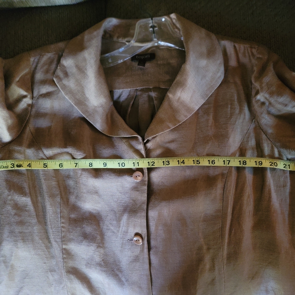 TESORI Linen Tunic Top - Picture 5 of 8